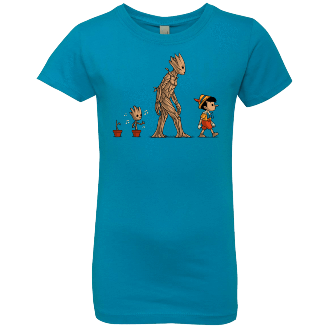 T-Shirts Turquoise / YXS Galactic Evolution Girls Premium T-Shirt