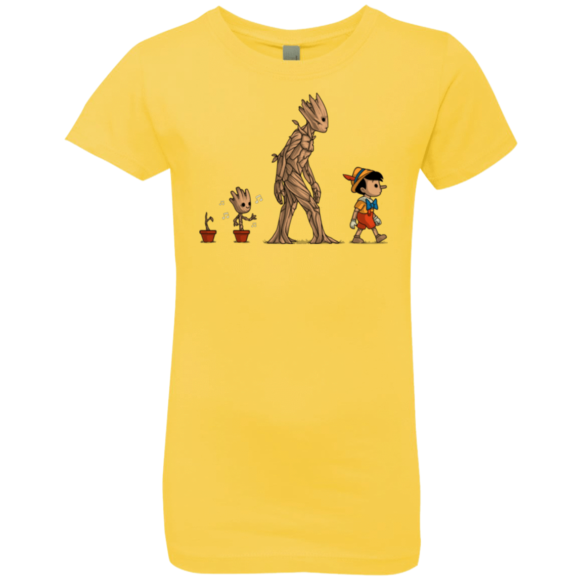 T-Shirts Vibrant Yellow / YXS Galactic Evolution Girls Premium T-Shirt