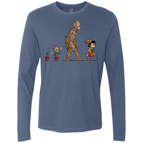 T-Shirts Indigo / Small Galactic Evolution Men's Premium Long Sleeve