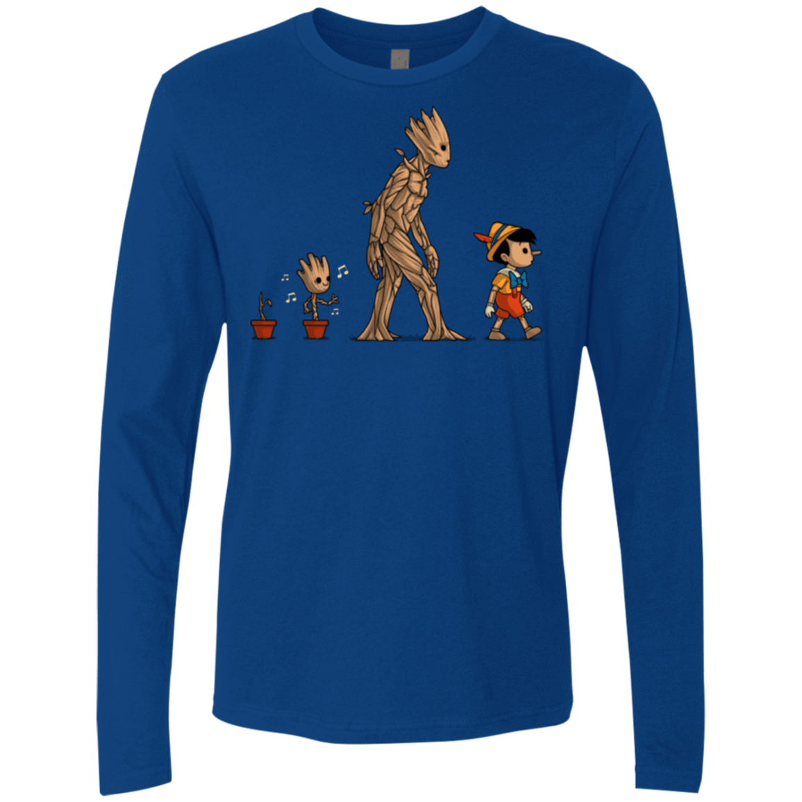 T-Shirts Royal / Small Galactic Evolution Men's Premium Long Sleeve