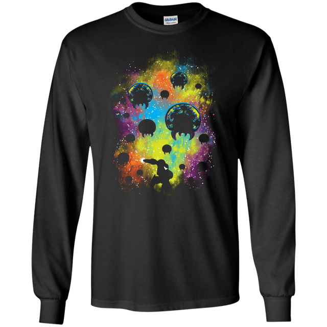 T-Shirts Black / S Galactic Warrior Men's Long Sleeve T-Shirt