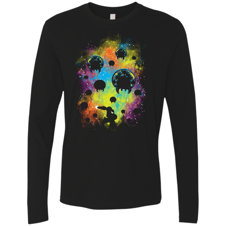 T-Shirts Black / S Galactic Warrior Men's Premium Long Sleeve