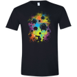 T-Shirts Black / X-Small Galactic Warrior Men's Semi-Fitted Softstyle