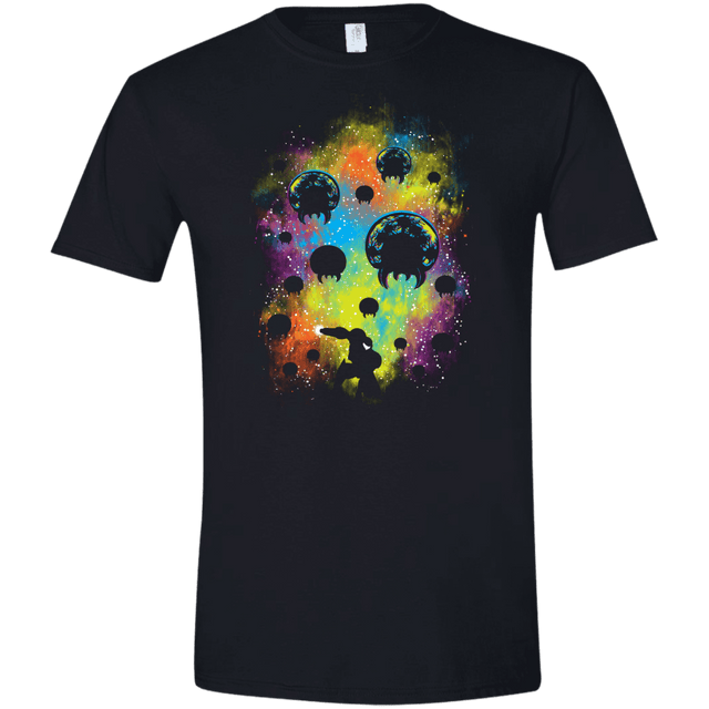 T-Shirts Black / X-Small Galactic Warrior Men's Semi-Fitted Softstyle