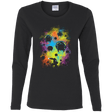 T-Shirts Black / S Galactic Warrior Women's Long Sleeve T-Shirt