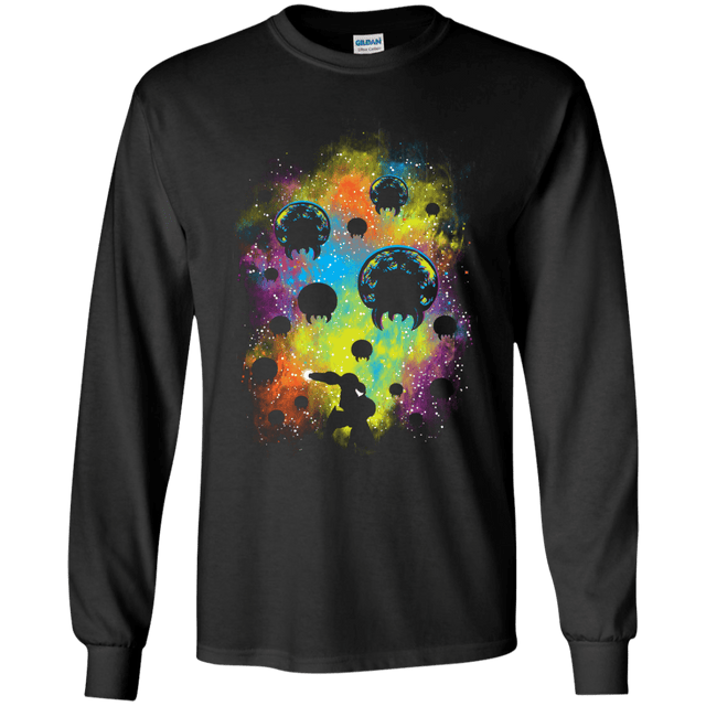 T-Shirts Black / YS Galactic Warrior Youth Long Sleeve T-Shirt