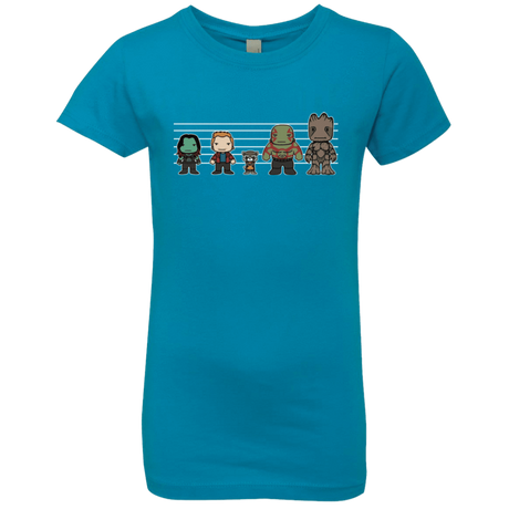 T-Shirts Turquoise / YXS Galactics Girls Premium T-Shirt