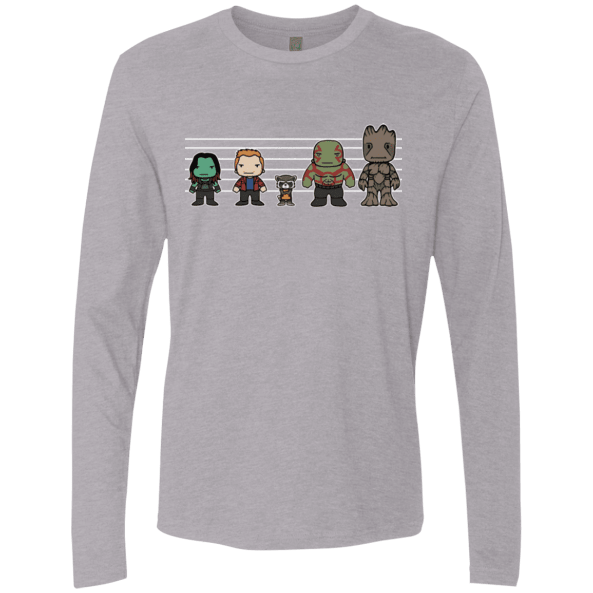 T-Shirts Heather Grey / Small Galactics Men's Premium Long Sleeve