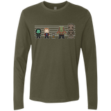 T-Shirts Military Green / Small Galactics Men's Premium Long Sleeve