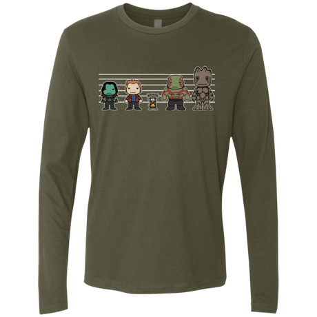 T-Shirts Military Green / Small Galactics Men's Premium Long Sleeve
