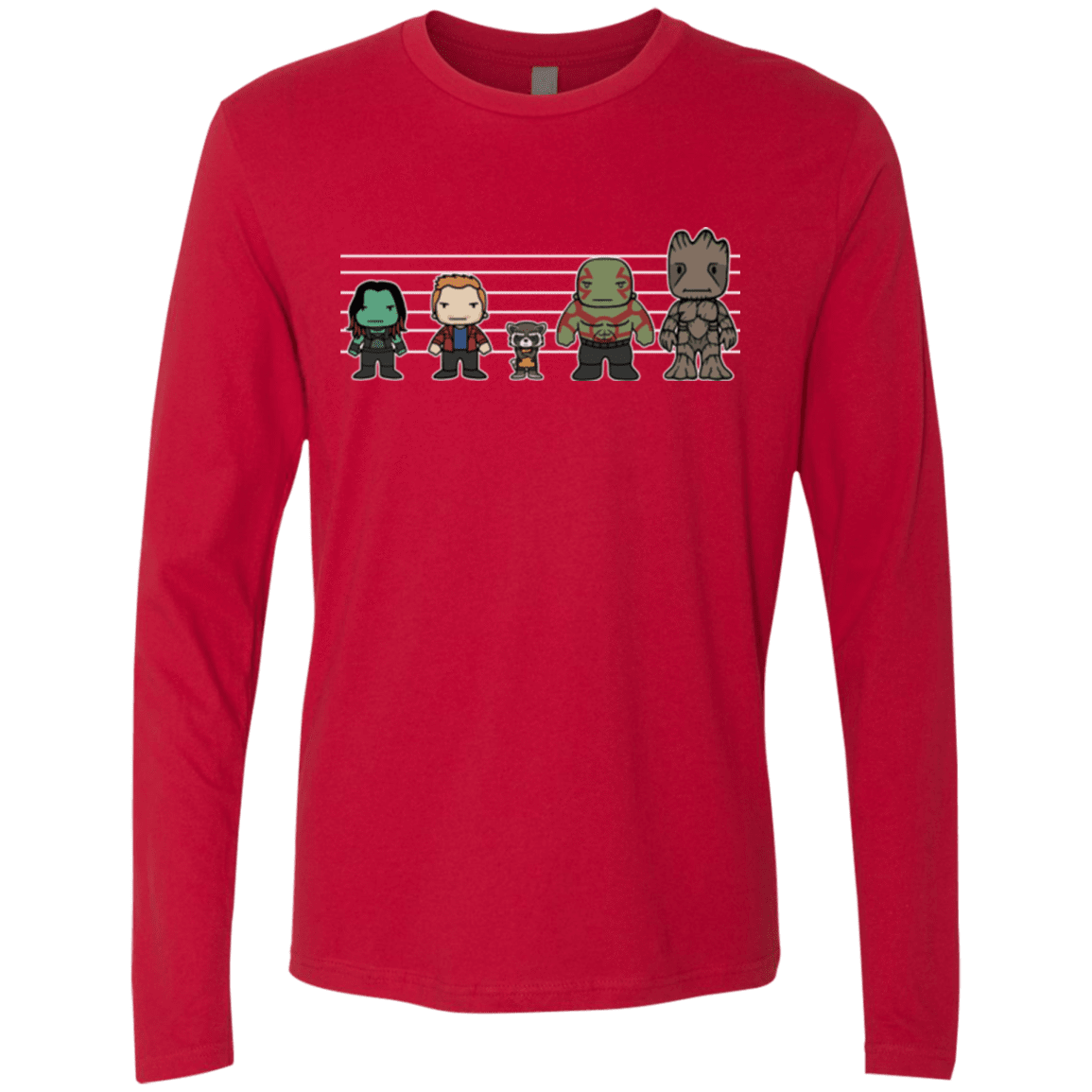 T-Shirts Red / Small Galactics Men's Premium Long Sleeve