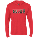 T-Shirts Vintage Red / X-Small Galactics Triblend Long Sleeve Hoodie Tee