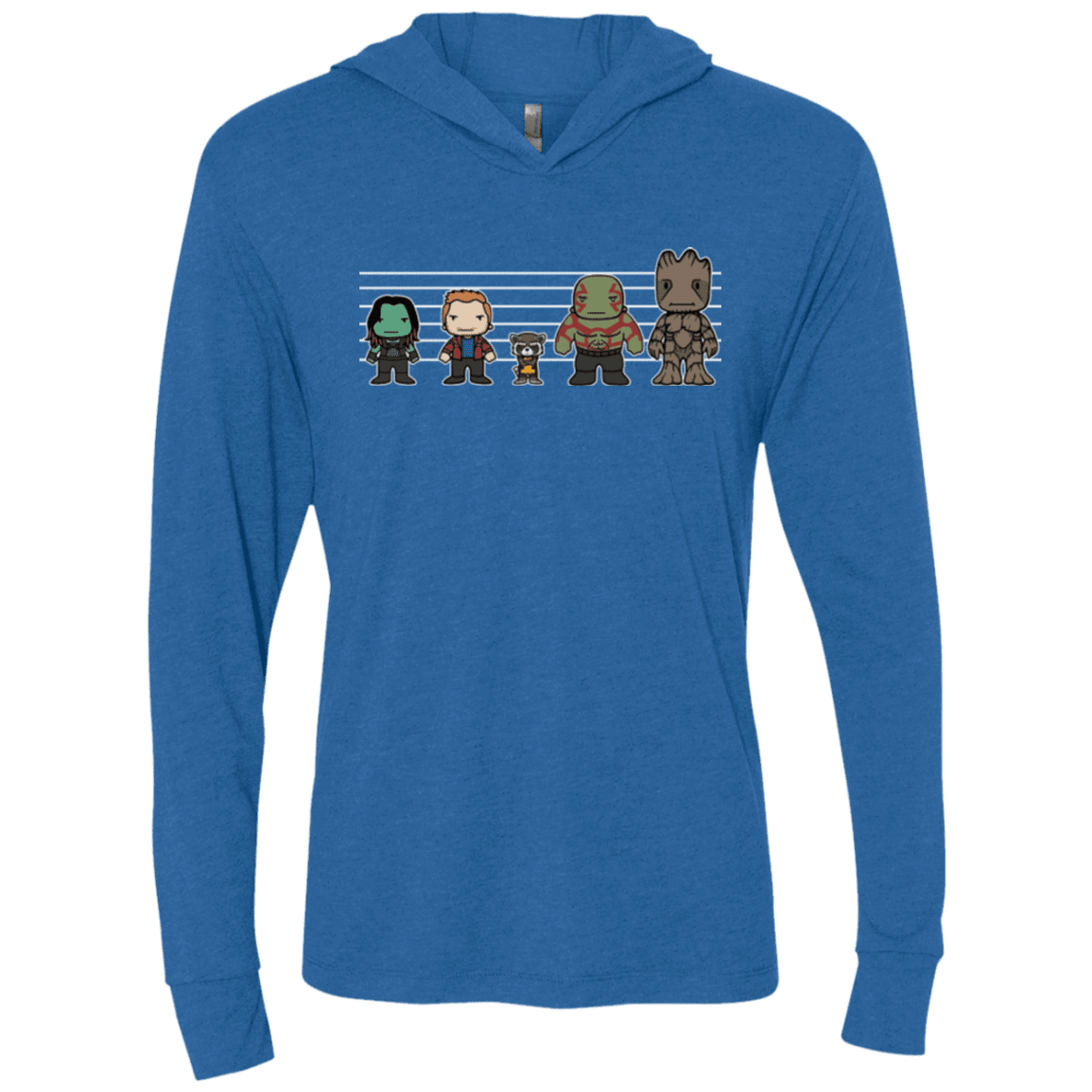 T-Shirts Vintage Royal / X-Small Galactics Triblend Long Sleeve Hoodie Tee