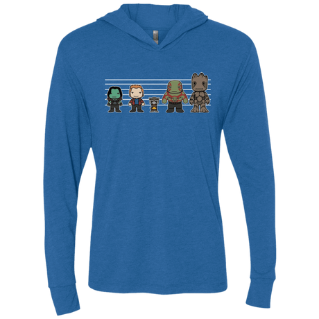 T-Shirts Vintage Royal / X-Small Galactics Triblend Long Sleeve Hoodie Tee