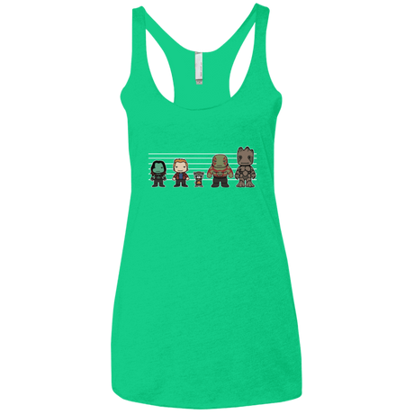 T-Shirts Envy / X-Small Galactics Women's Triblend Racerback Tank