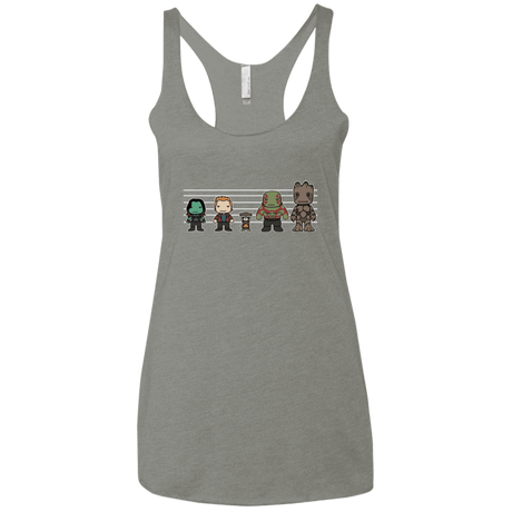 T-Shirts Venetian Grey / X-Small Galactics Women's Triblend Racerback Tank