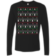 T-Shirts Black / Small Galaga Christmas Men's Premium Long Sleeve