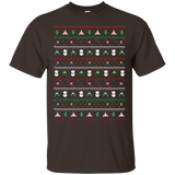 T-Shirts Dark Chocolate / Small Galaga Christmas T-Shirt