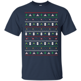 T-Shirts Navy / Small Galaga Christmas T-Shirt
