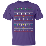 T-Shirts Purple / Small Galaga Christmas T-Shirt