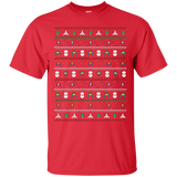 T-Shirts Red / Small Galaga Christmas T-Shirt