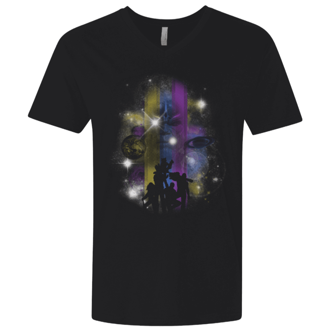 T-Shirts Black / X-Small Galaxy A Holes Men's Premium V-Neck