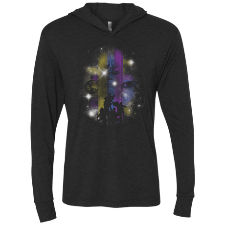 T-Shirts Vintage Black / X-Small Galaxy A Holes Triblend Long Sleeve Hoodie Tee
