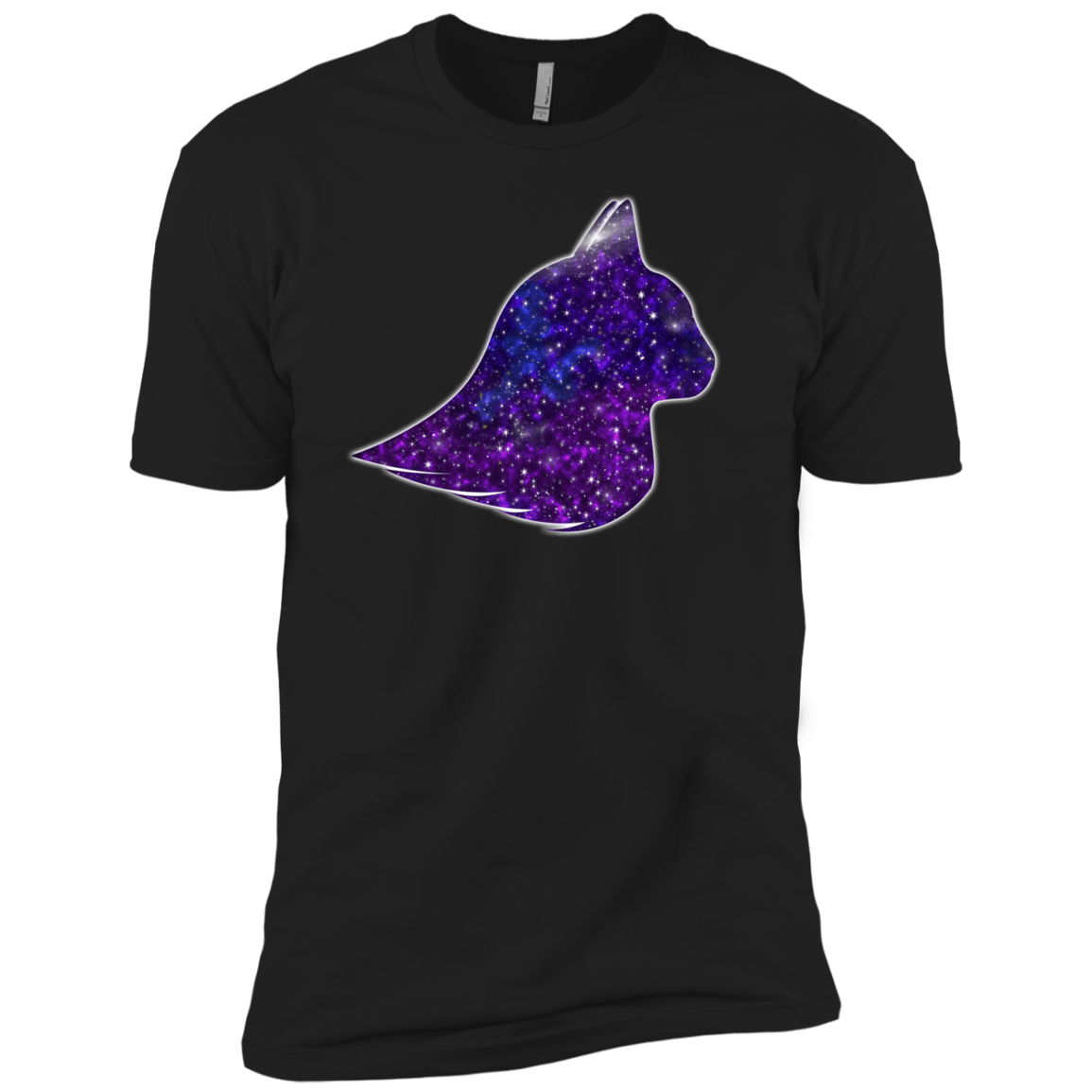 T-Shirts Black / YXS Galaxy Cat Boys Premium T-Shirt