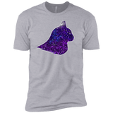 T-Shirts Heather Grey / YXS Galaxy Cat Boys Premium T-Shirt