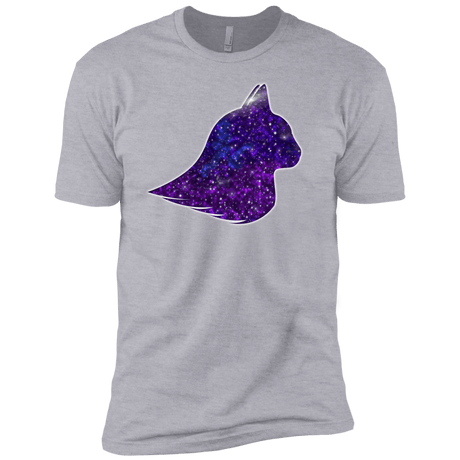 T-Shirts Heather Grey / YXS Galaxy Cat Boys Premium T-Shirt