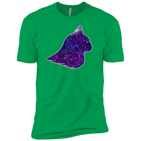T-Shirts Kelly Green / YXS Galaxy Cat Boys Premium T-Shirt
