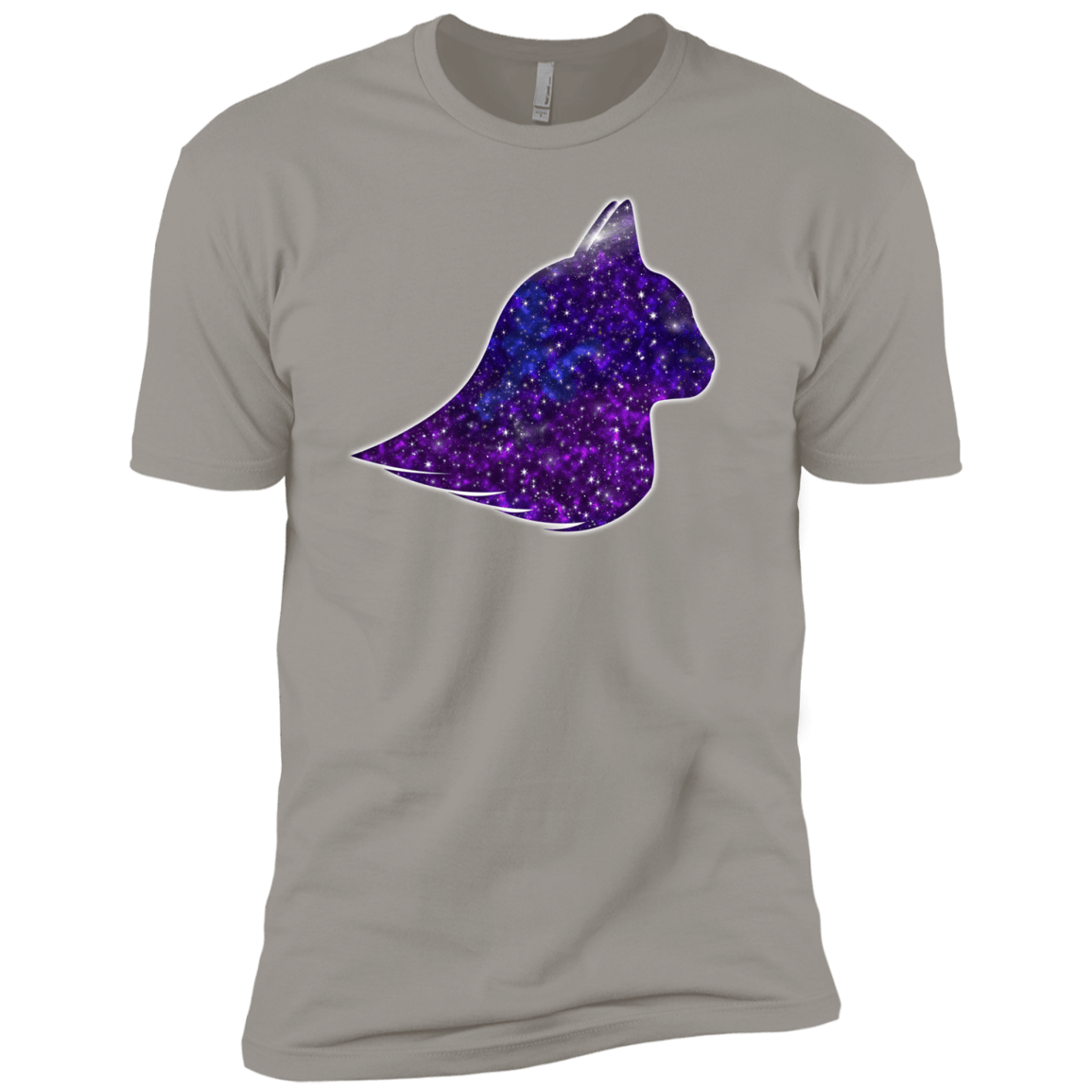 T-Shirts Light Grey / YXS Galaxy Cat Boys Premium T-Shirt