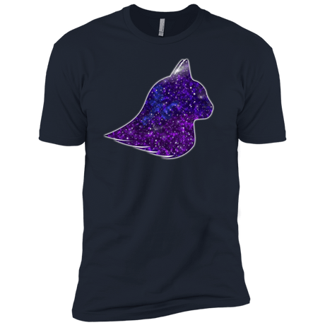 T-Shirts Midnight Navy / YXS Galaxy Cat Boys Premium T-Shirt