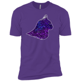 T-Shirts Purple Rush / YXS Galaxy Cat Boys Premium T-Shirt