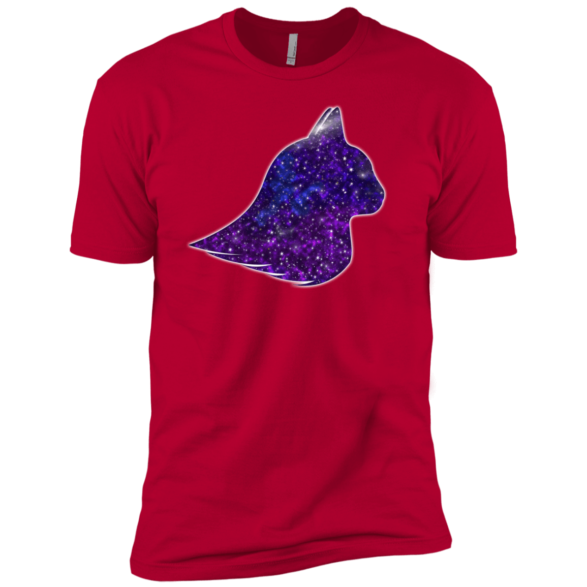 T-Shirts Red / YXS Galaxy Cat Boys Premium T-Shirt