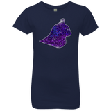 T-Shirts Midnight Navy / YXS Galaxy Cat Girls Premium T-Shirt