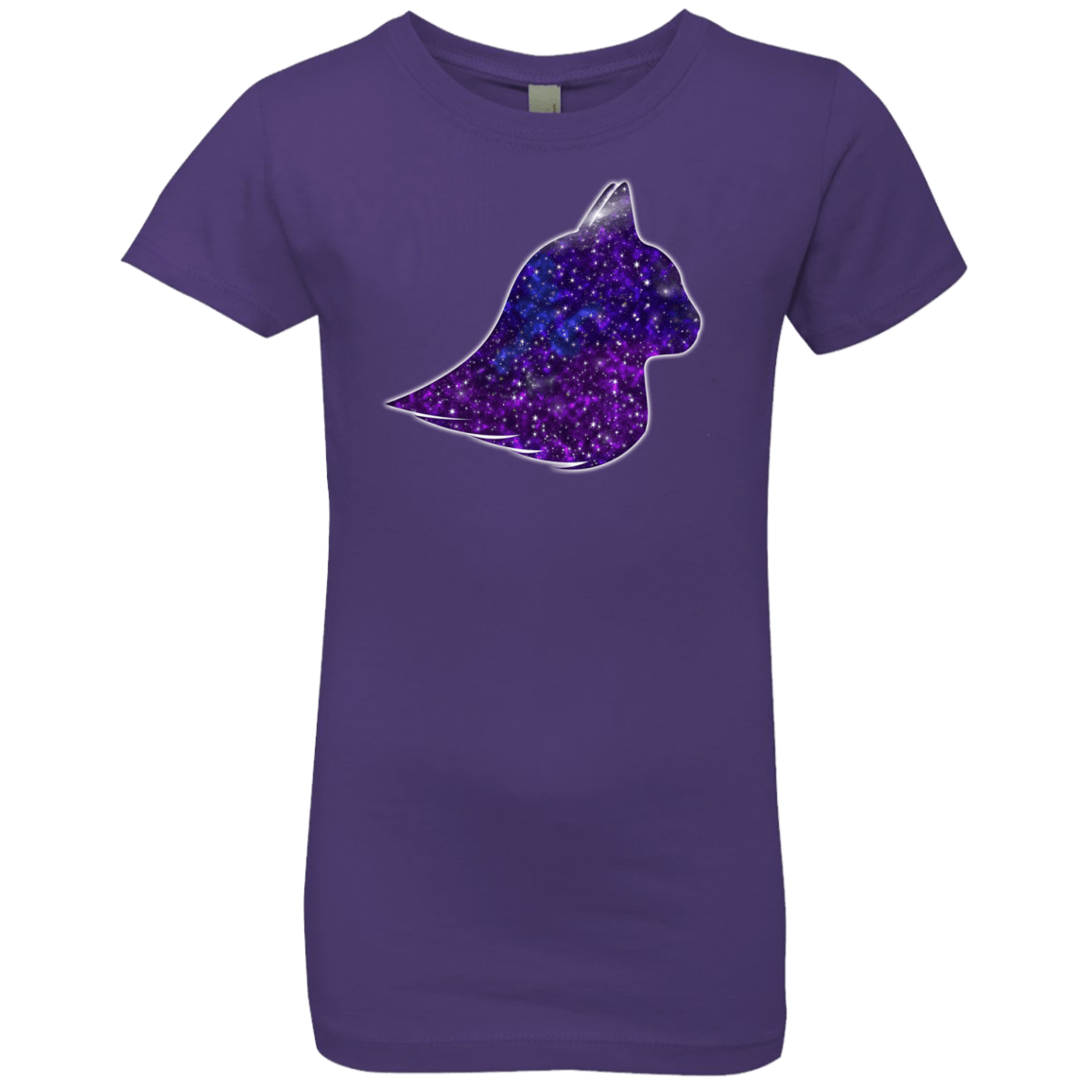 T-Shirts Purple Rush / YXS Galaxy Cat Girls Premium T-Shirt