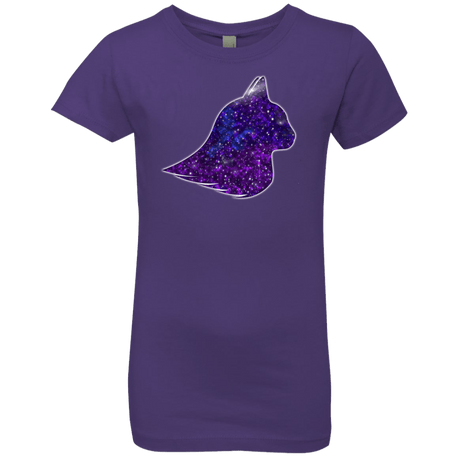 T-Shirts Purple Rush / YXS Galaxy Cat Girls Premium T-Shirt