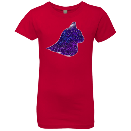 T-Shirts Red / YXS Galaxy Cat Girls Premium T-Shirt