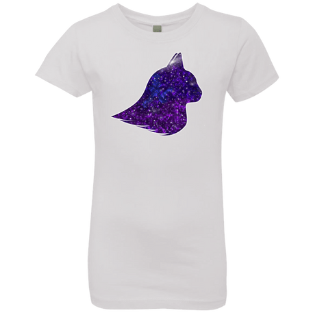T-Shirts White / YXS Galaxy Cat Girls Premium T-Shirt