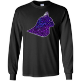 T-Shirts Black / S Galaxy Cat Men's Long Sleeve T-Shirt