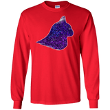 T-Shirts Red / S Galaxy Cat Men's Long Sleeve T-Shirt