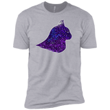 T-Shirts Heather Grey / X-Small Galaxy Cat Men's Premium T-Shirt