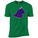 T-Shirts Kelly Green / X-Small Galaxy Cat Men's Premium T-Shirt