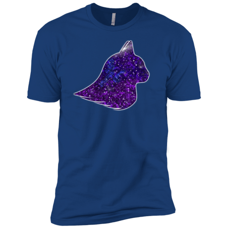 T-Shirts Royal / X-Small Galaxy Cat Men's Premium T-Shirt