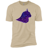 T-Shirts Sand / X-Small Galaxy Cat Men's Premium T-Shirt