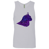 T-Shirts Heather Grey / S Galaxy Cat Men's Premium Tank Top