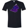 T-Shirts Black / X-Small Galaxy Cat Men's Semi-Fitted Softstyle