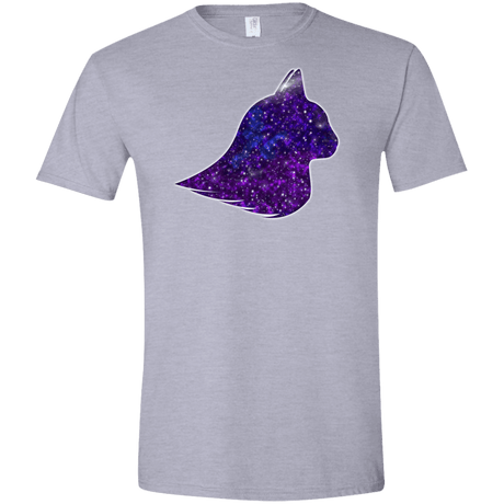 T-Shirts Sport Grey / X-Small Galaxy Cat Men's Semi-Fitted Softstyle