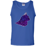 T-Shirts Royal / S Galaxy Cat Men's Tank Top